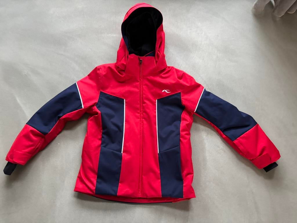 KJUS speed racer ski jas maat 140, Ophalen of Verzenden, Zo goed als nieuw, Jongen, Jas