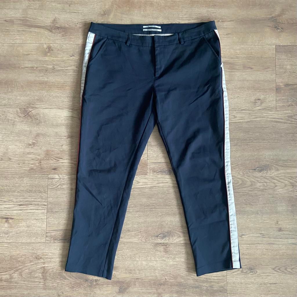 Scotch & Soda | Dames broek | Maat XL | Donkerblauw | Bies, Blauw, Maat 46/48 (XL) of groter, Scotch & Soda, Ophalen of Verzenden