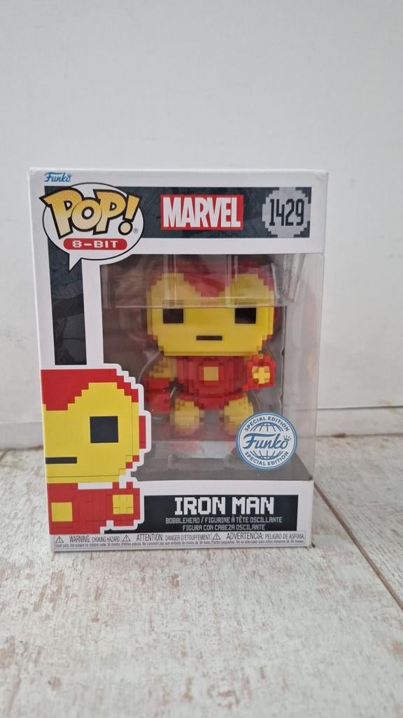 Funko pop Iron man 8-bit, Verzamelen, Poppetjes en Figuurtjes, Ophalen, Nieuw