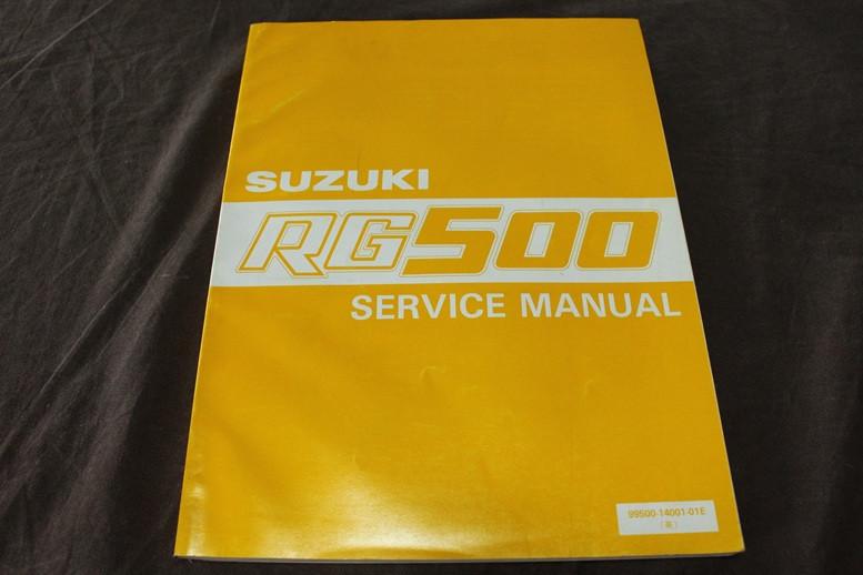 Suzuki RG500 1990 motorcycle service manual RG 500, Ophalen of Verzenden, Suzuki