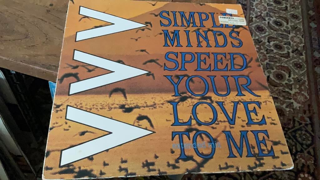 Simple Minds. Speed your love to me, Cd's en Dvd's, Vinyl | Rock, Ophalen of Verzenden, Zo goed als nieuw, 12 inch, Poprock