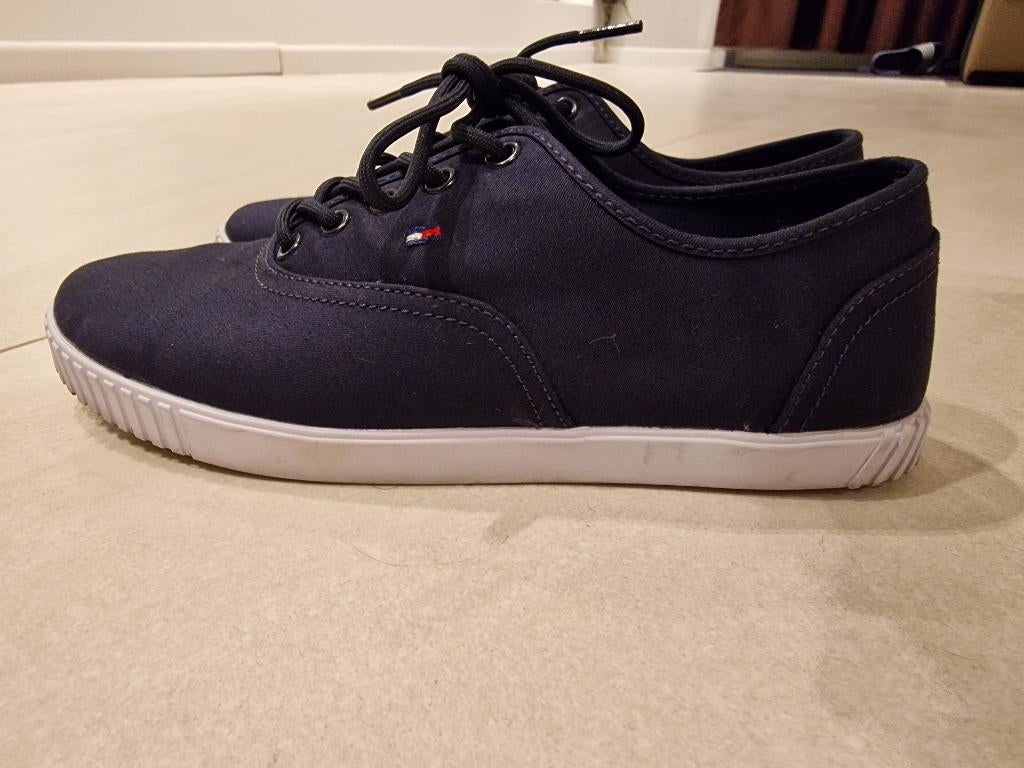 Tommy Hilfiger sneaker - marina blauw maat 36, Blauw, Ophalen of Verzenden, Tommy Hilfiger, Sneakers of Gympen