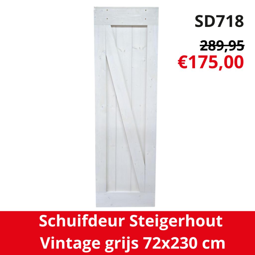 Barndeur | Loftdeur | schuifdeur | houten deur | deur, Ophalen, 80 tot 100 cm, Binnendeur, Nieuw