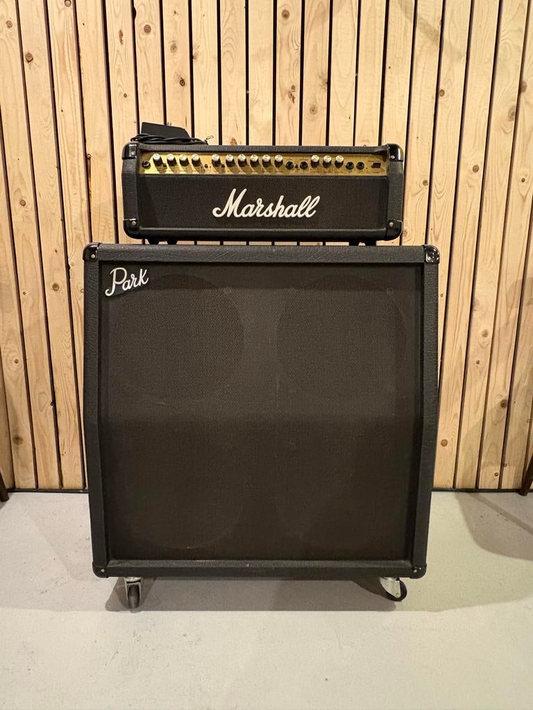 Marshall Valvestate 100v + Park 4x12 Cabinet, Muziek en Instrumenten, Versterkers | Bas en Gitaar, Ophalen, Gebruikt, Gitaar, 100 watt of meer