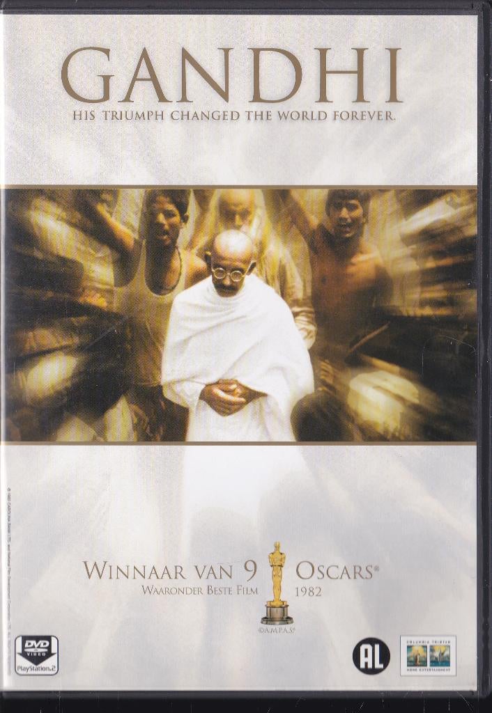 Gandhi ֎ 1982, Ben Kingsley, Edward Fox, Drama, Ophalen of Verzenden, Zo goed als nieuw, Alle leeftijden