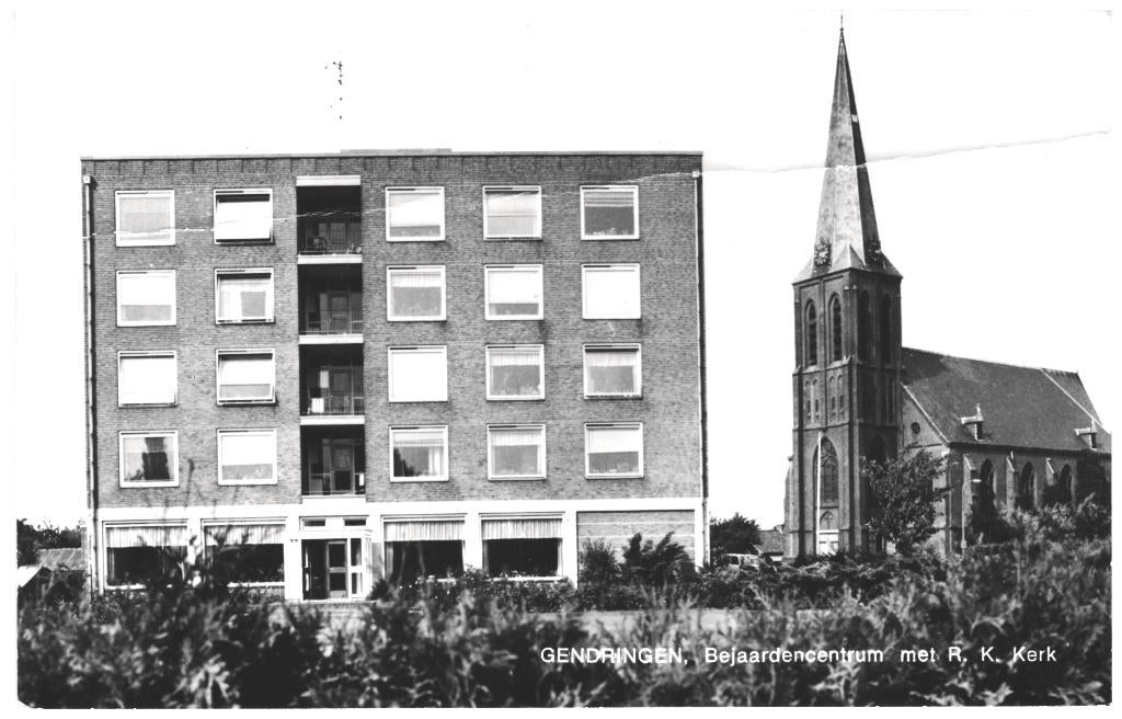 966242 Gendringen Bejaardencentrum Gld 1972 Gelopen mt zegel, Ophalen of Verzenden, 1960 tot 1980, Gelopen, Gelderland