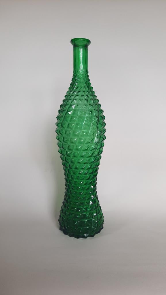 Fles/karaf, glasfabriek Empoli italië, lees de beschrijving, Ophalen of Verzenden