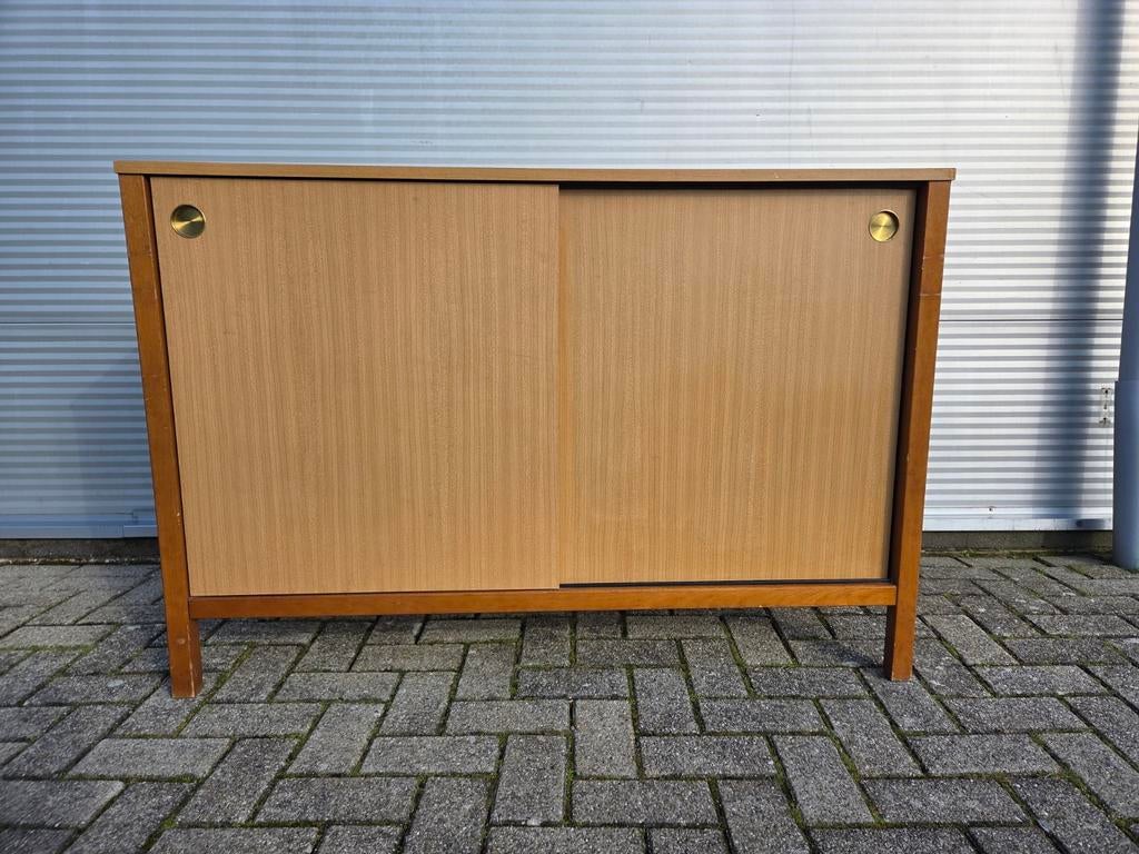Vintage retro kast, schoolkast, dressoir, Ophalen, Huis en Inrichting