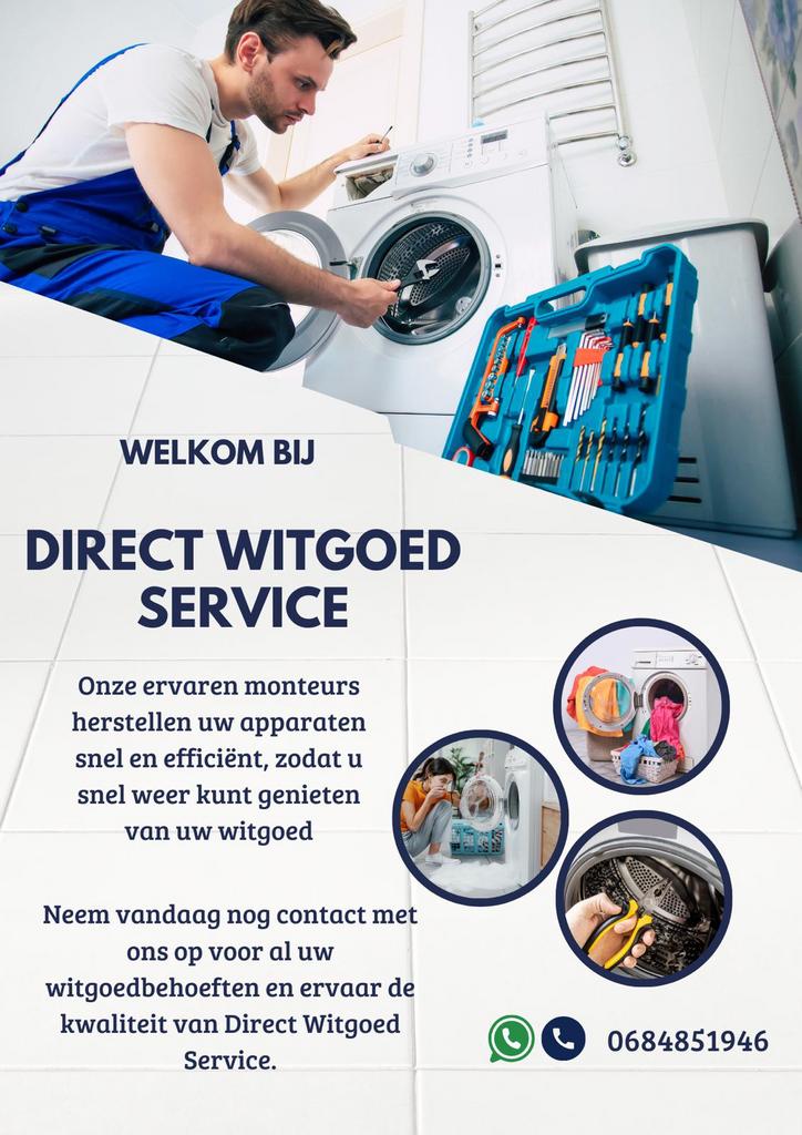 Witgoed monteur, 24-uursservice