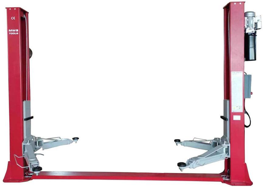 2-koloms hydraulische hefbrug 5,5 t 230V MW Tools, Ophalen of Verzenden