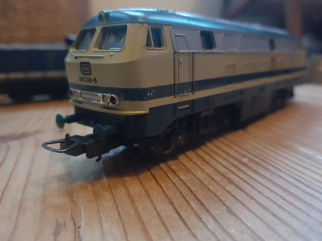 Lima DB dieselloc 218, Ophalen of Verzenden, Zo goed als nieuw, Analoog, Lima