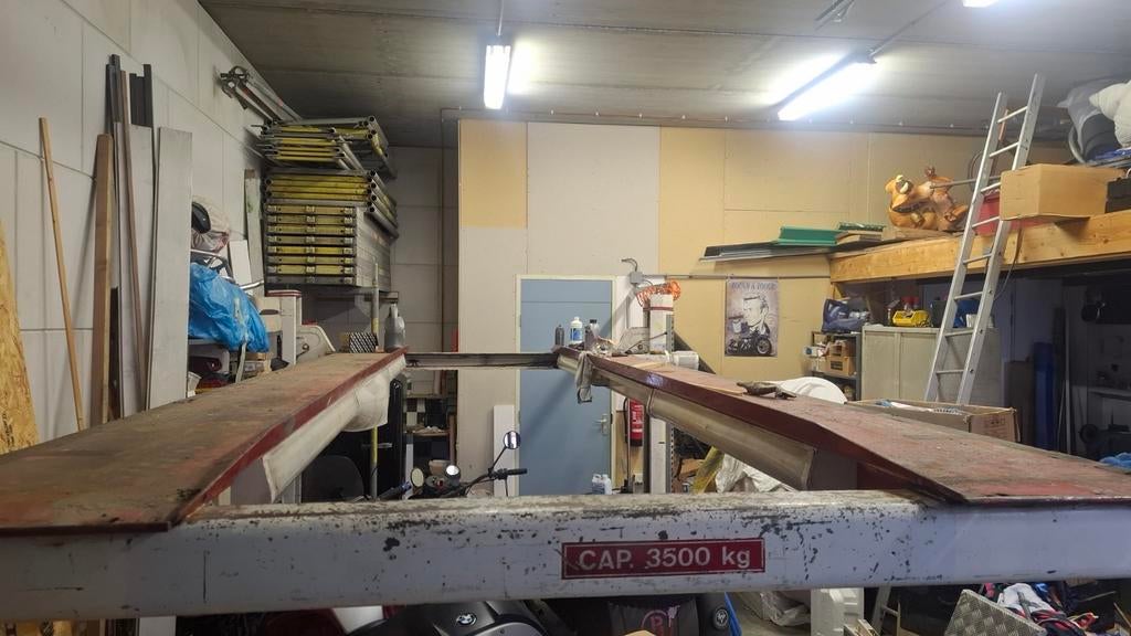 Koni 3500kg 4 Koloms Hefbrug, Ophalen