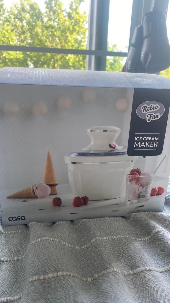 Ice cream maker, Witgoed en Apparatuur, IJsmachines, Ophalen of Verzenden, Zo goed als nieuw