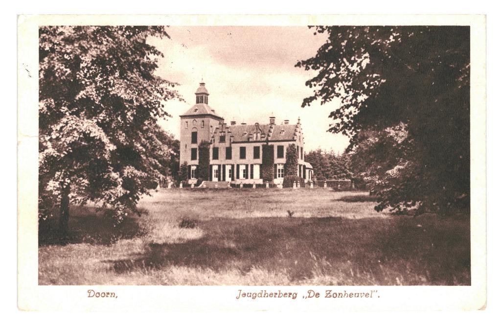 991074 Doorn 1933 Utr De Zonneheuvel Gelopen met postzegel, Ophalen of Verzenden, 1920 tot 1940, Gelopen, Utrecht