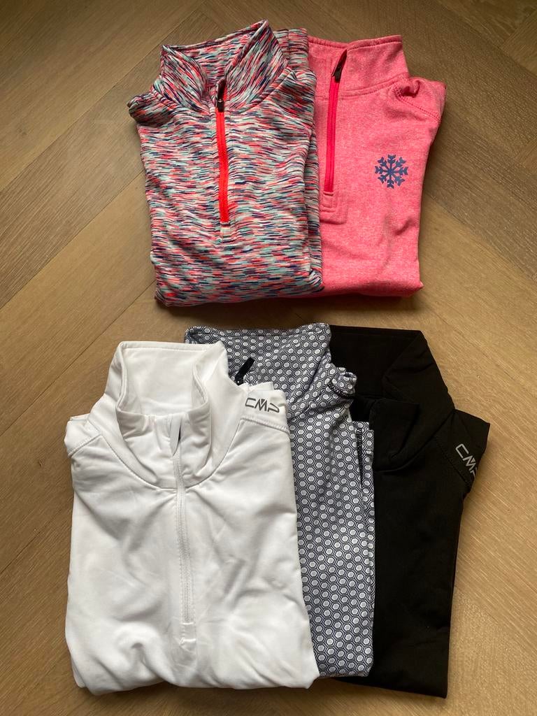 5 skipullies 122/128, Sport en Fitness, Skiën en Langlaufen, Overige merken, 100 tot 140 cm, Ophalen of Verzenden, Zo goed als nieuw