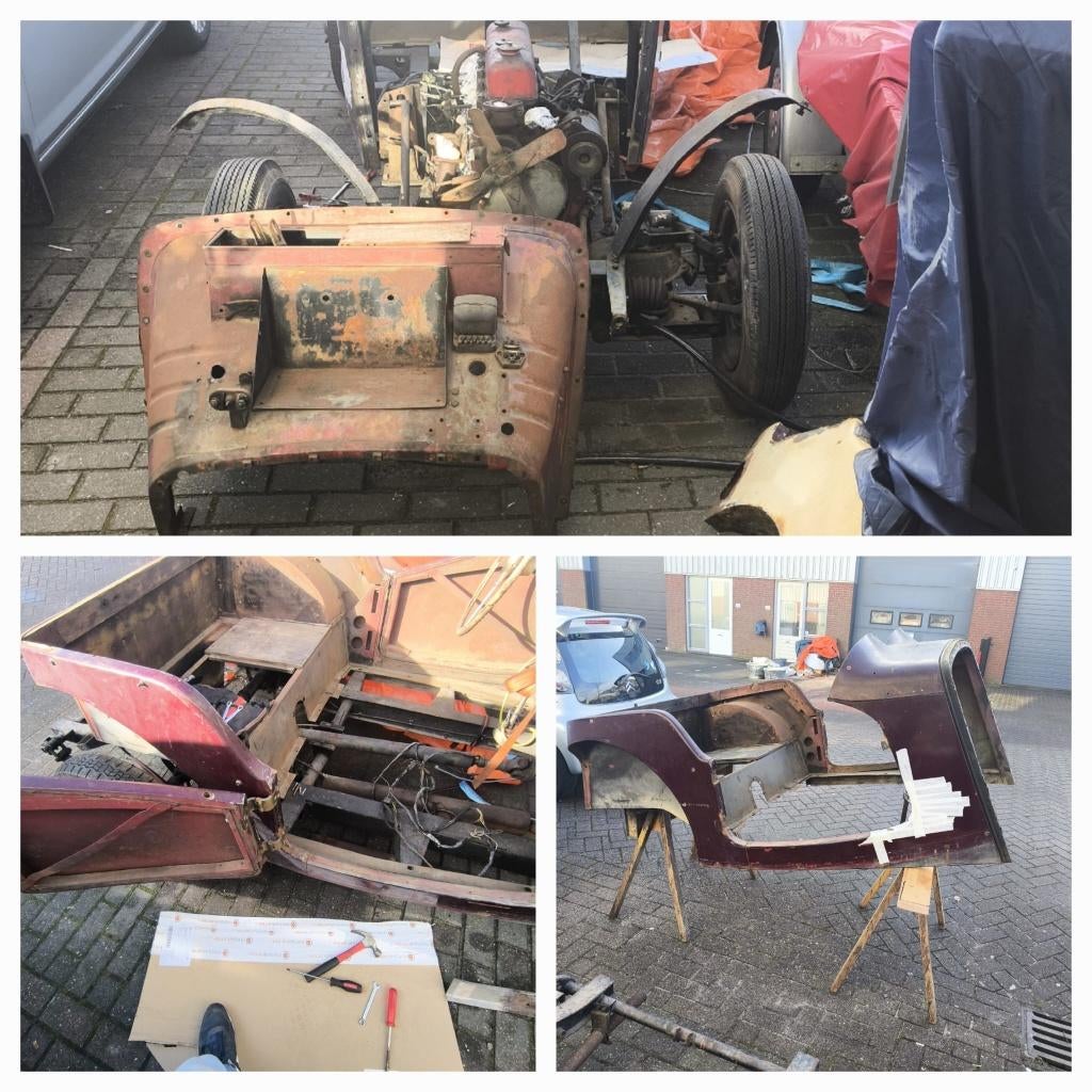 Plaatwerk van MG TD oldtimer, Ophalen, Gebruikt, MG