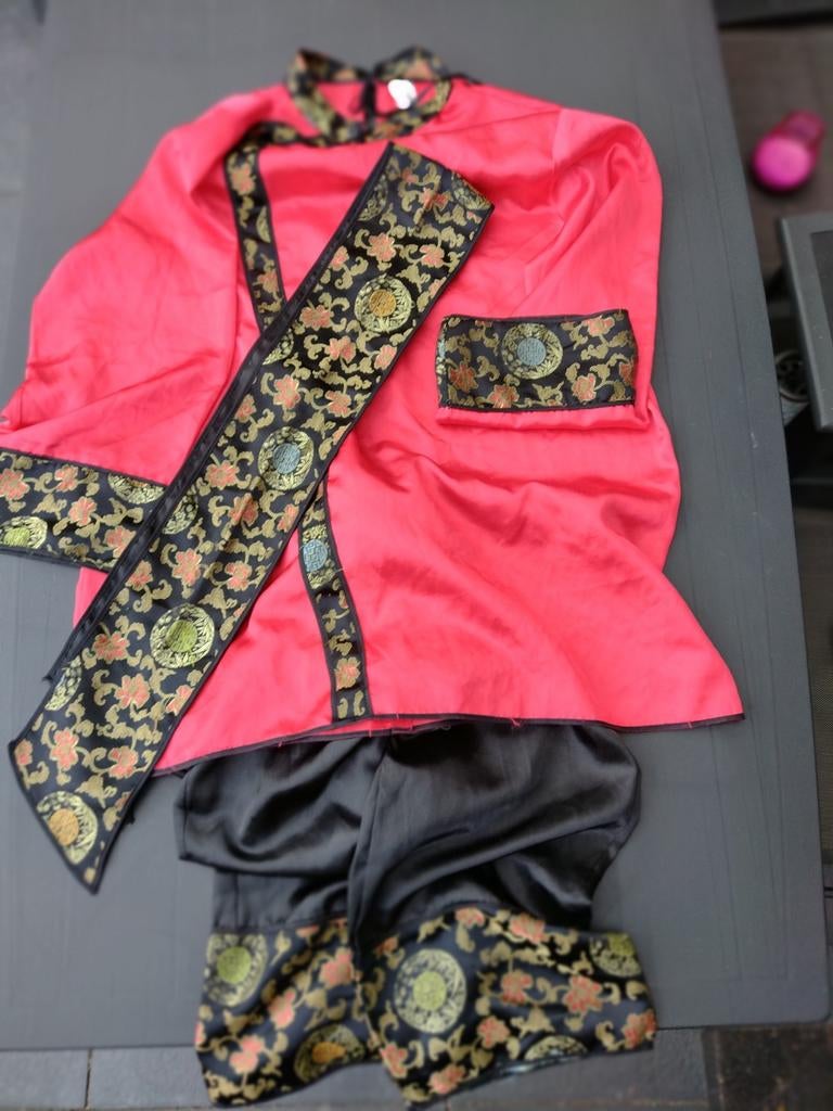 Chinees Carnavalspak, Carnaval, Ophalen of Verzenden, Zo goed als nieuw, Kleding