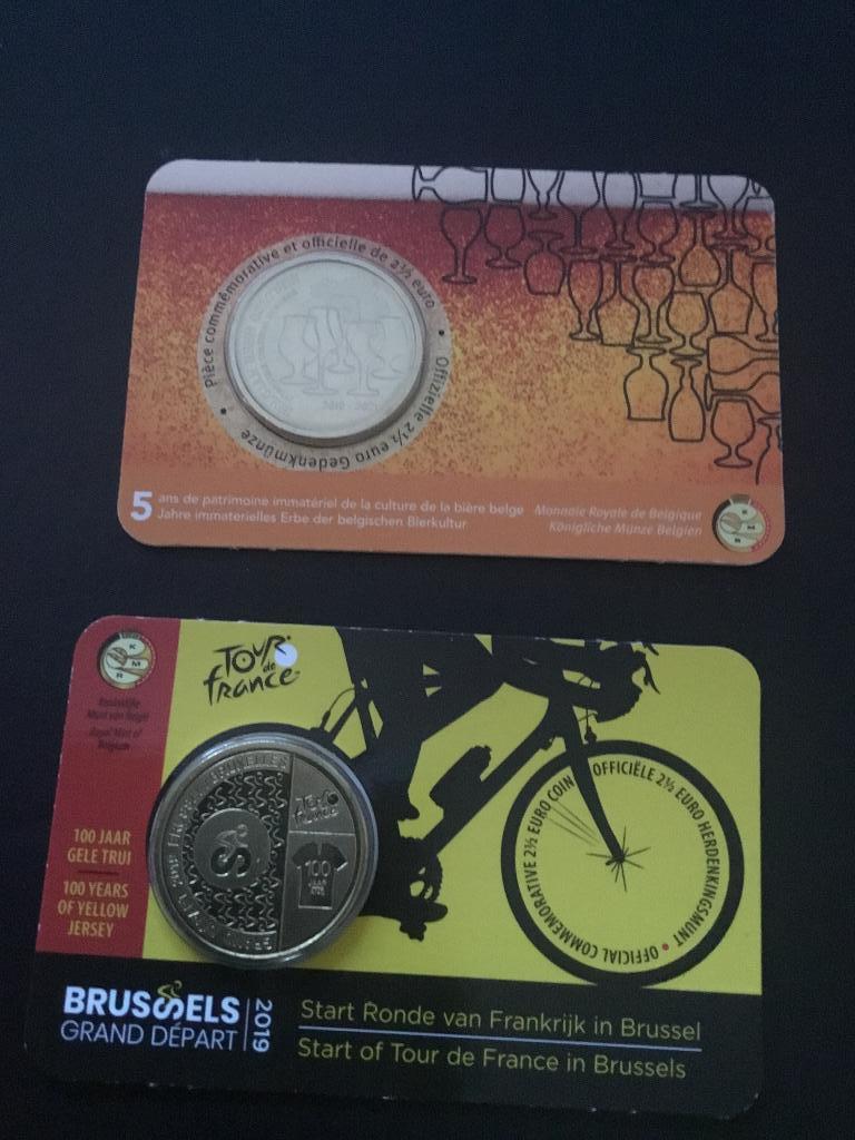 Coincards België: tour de france + biercultuut, Ophalen of Verzenden, Overig, Setje