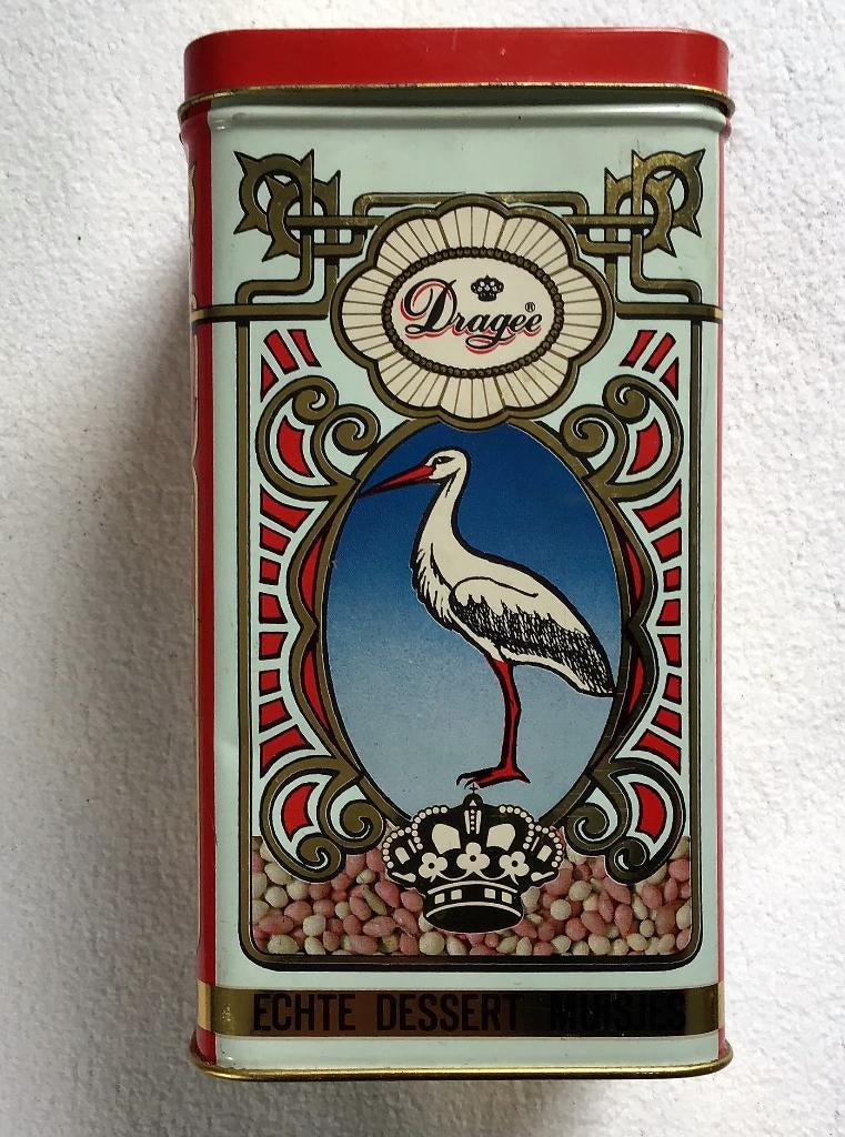 Vintage blik Dragee Echte Dessert Muisjes, Ophalen of Verzenden, Gebruikt, Overige