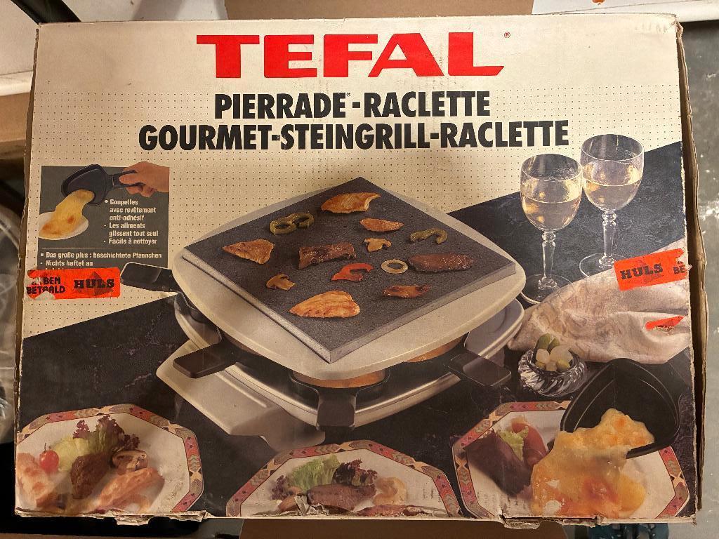 Tefal Pierrade Raclette, Gourmet, Steengrill, Witgoed en Apparatuur, Gourmetstellen, Ophalen of Verzenden, Gebruikt, 8 personen of meer