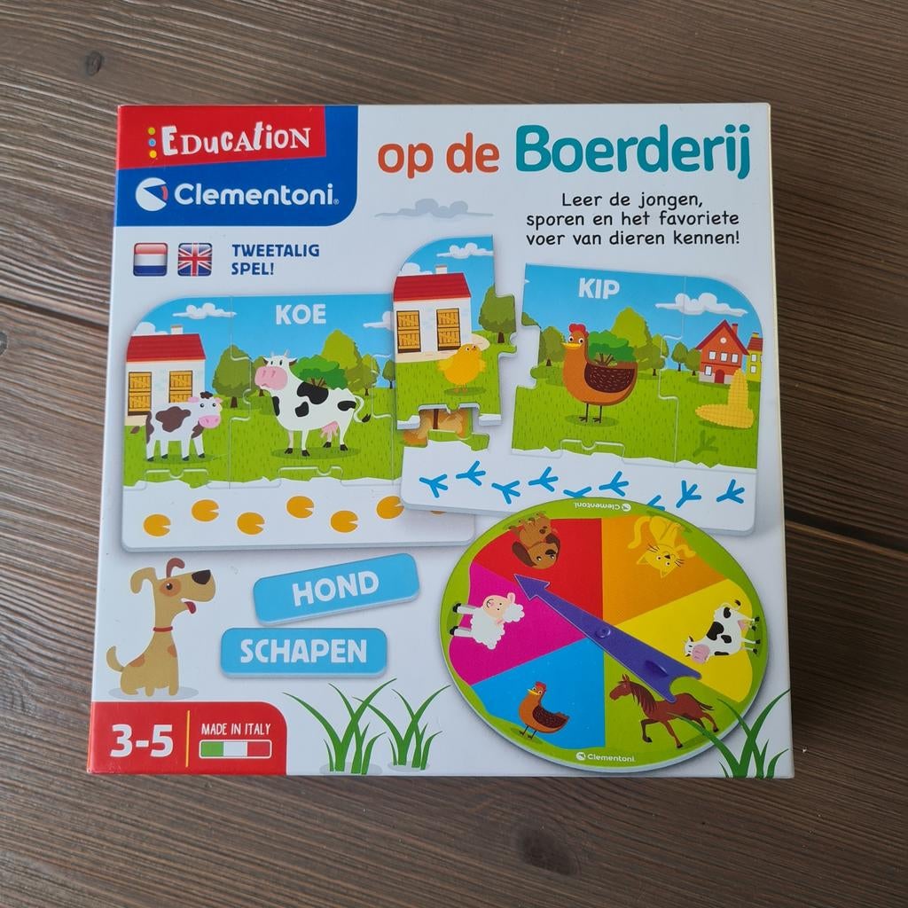 Clementoni op de boerderij, Kinderen en Baby's, Speelgoed | Educatief en Creatief, Ophalen of Verzenden