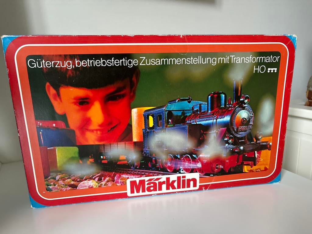 Marklin 0975 Goederentrein - Zie Foto's, Wisselstroom, Ophalen of Verzenden, Analoog, Märklin