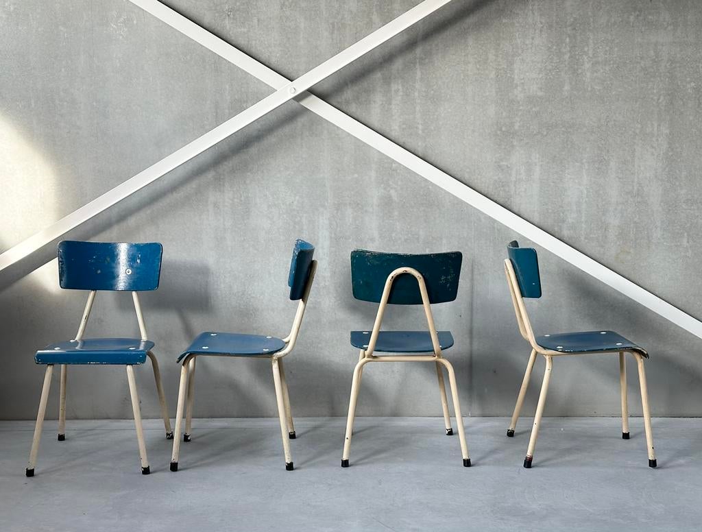 Vintage eetkamerstoelen | Set van vier, Ophalen of Verzenden