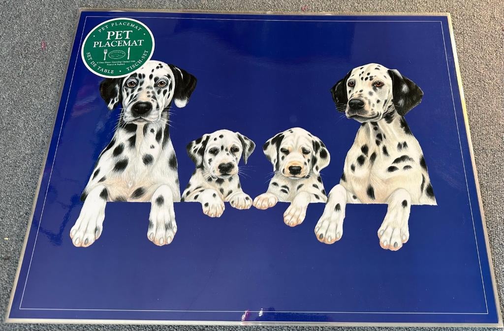 6x Placemat Dalmatier 55x42cm, Dieren en Toebehoren, Nieuw, Ophalen of Verzenden, Nvt, Nvt