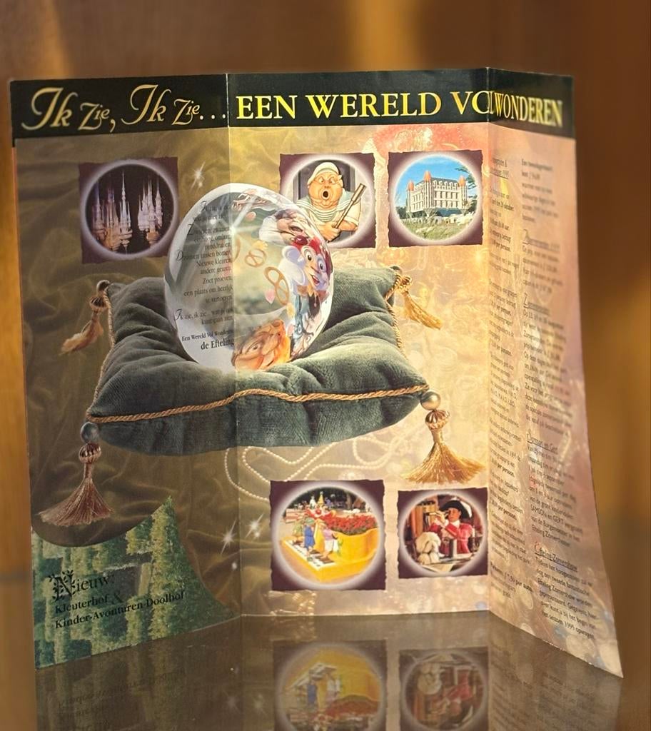 Efteling Informatie Folder uit 1995 Ik zie, ik zie…, Ophalen, Zo goed als nieuw, Overige typen