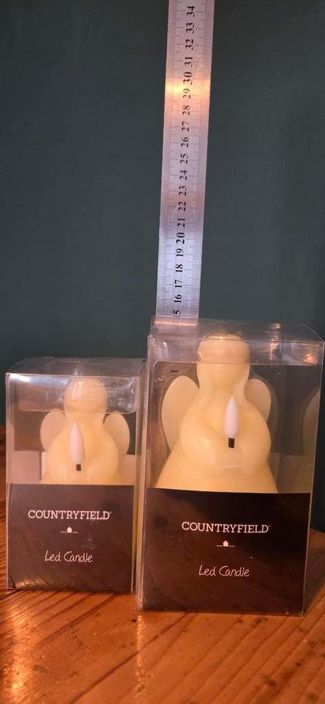 Kerst engelen met lichtje op batterijen, Ophalen of Verzenden, Nieuw