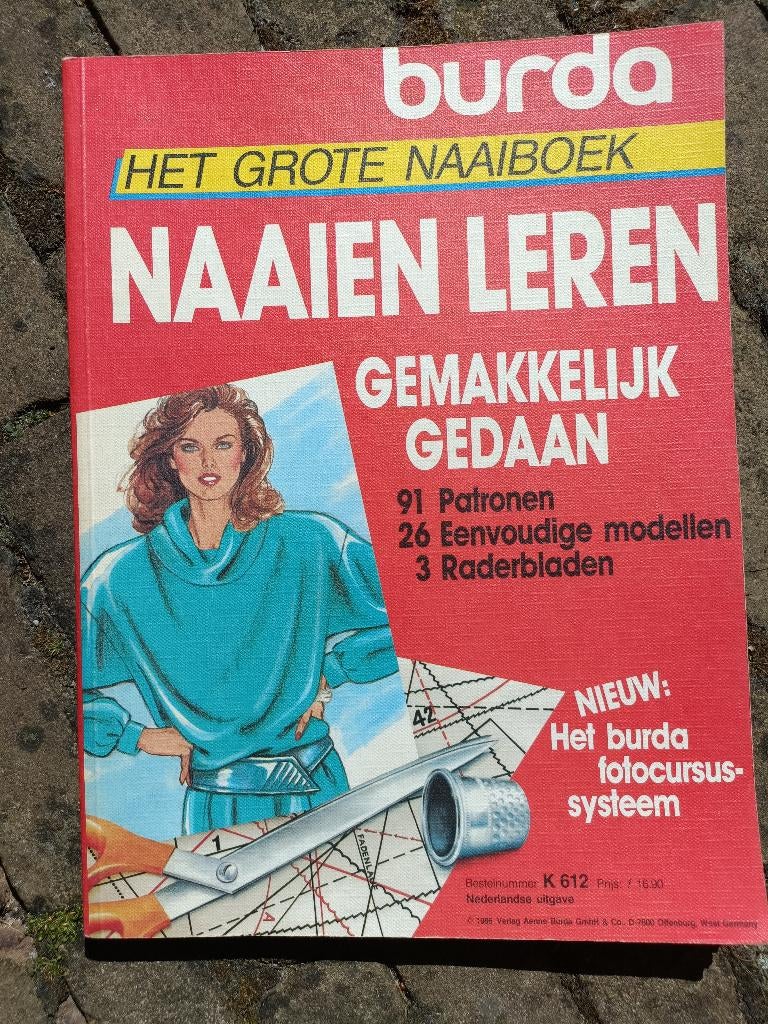 Burda Het grote naaiboek Naaien leren Gemakkelijk gedaan (N5, Burda, Ophalen of Verzenden, Zo goed als nieuw, Borduren en Naaien