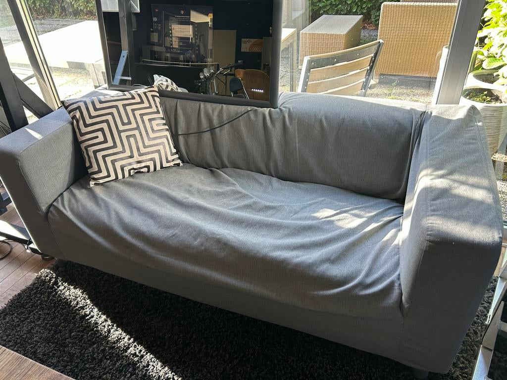 2x Klippan IKEA bank - compact en comfortabel, Ophalen, Gebruikt, Tweepersoons, Rechte bank