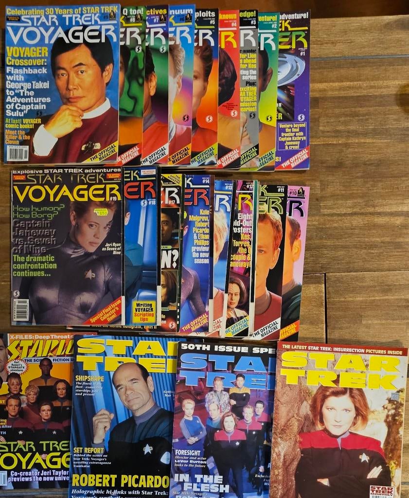 Star Trek: Voyager Magazine Lot (21x), Boeken, Tijdschriften en Kranten, Ophalen of Verzenden, Zo goed als nieuw, Muziek, Film of Tv