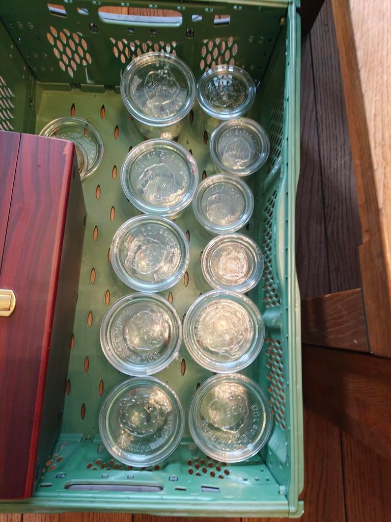 Weck glazen potten, Ophalen of Verzenden, Gebruikt