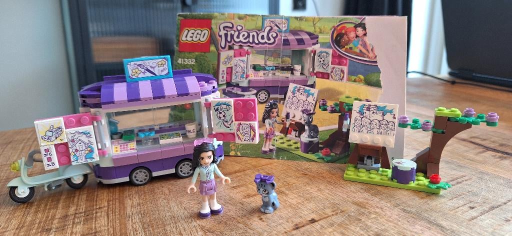 LEGO Friends Emma's kunstkraam 41332, Ophalen, Zo goed als nieuw, Complete set, Lego
