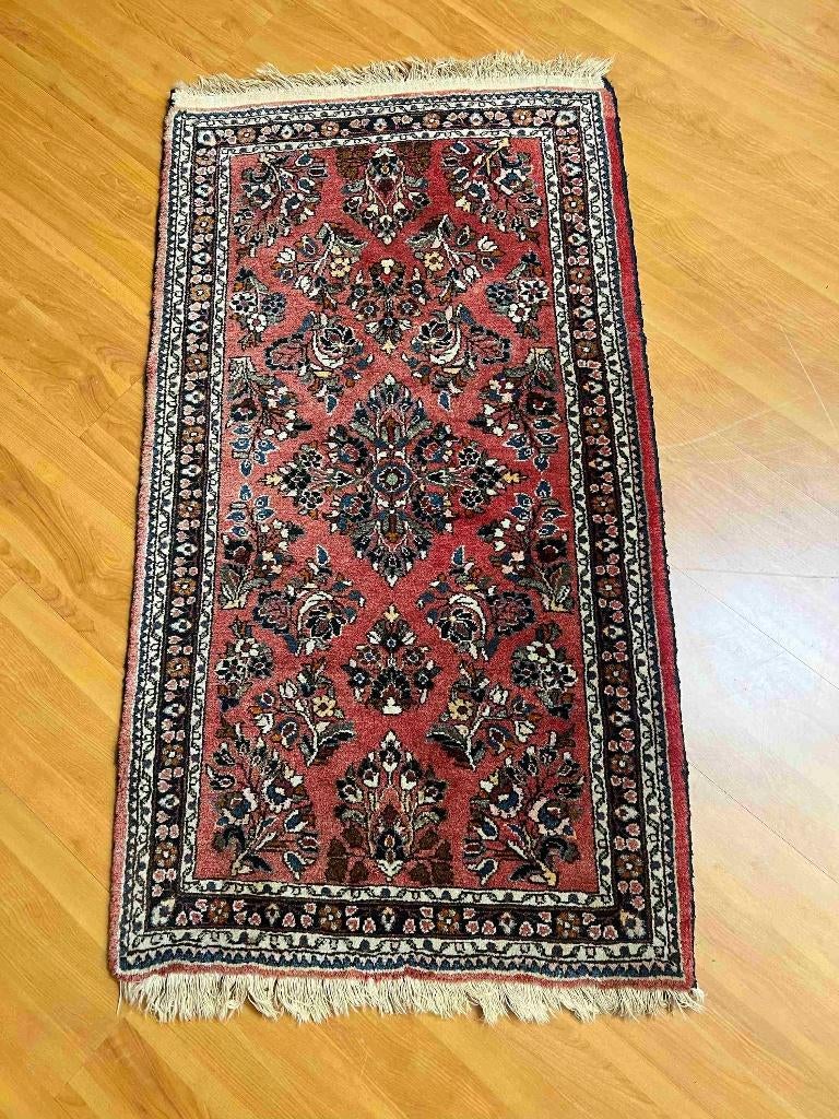Perzisch handgeknoopt tapijt 128/70 cm, Gebruikt, 100 tot 150 cm, Etten-Leur, DJT@dejuistetoon.eu