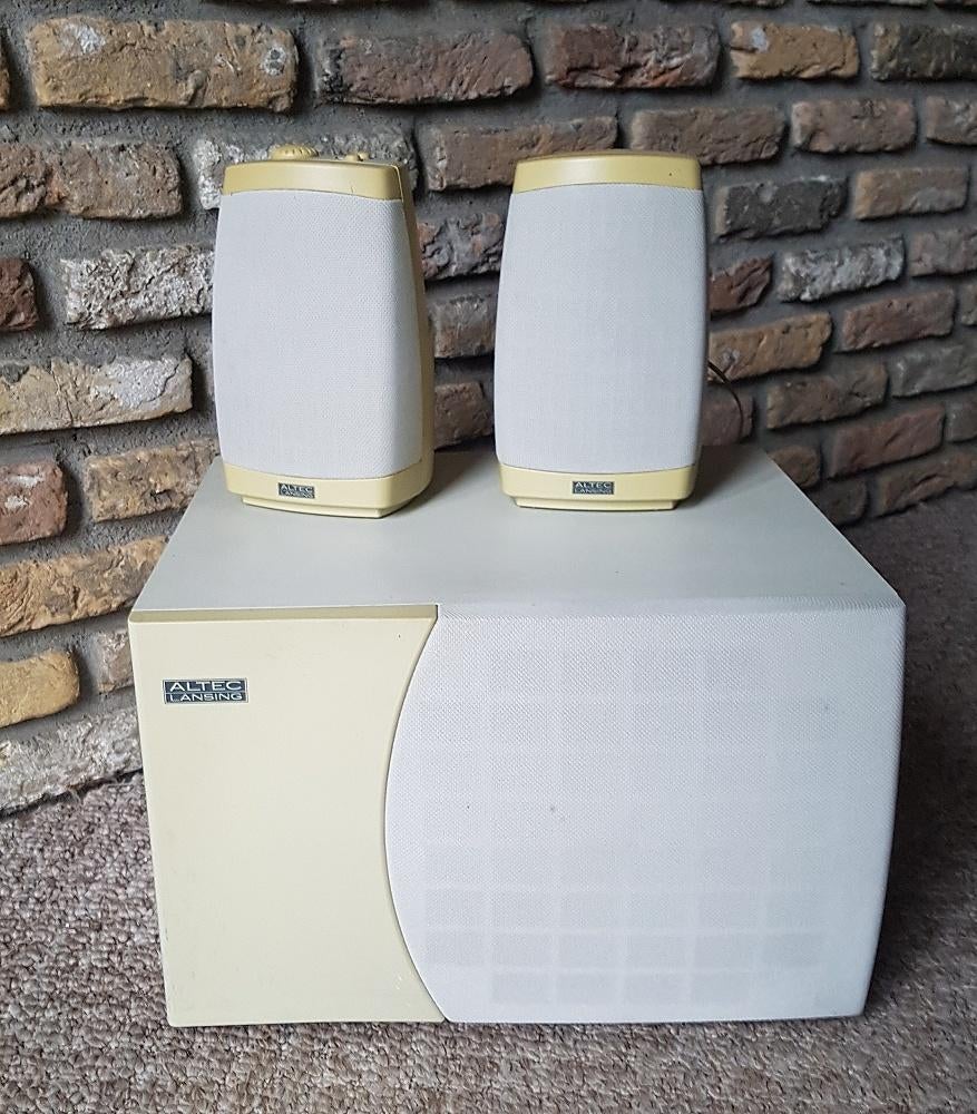 Luidsprekers, Audio, Tv en Foto, Luidsprekers, Gebruikt, Front, Rear of Stereo speakers, Minder dan 60 watt, Overige merken, Ophalen of Verzenden