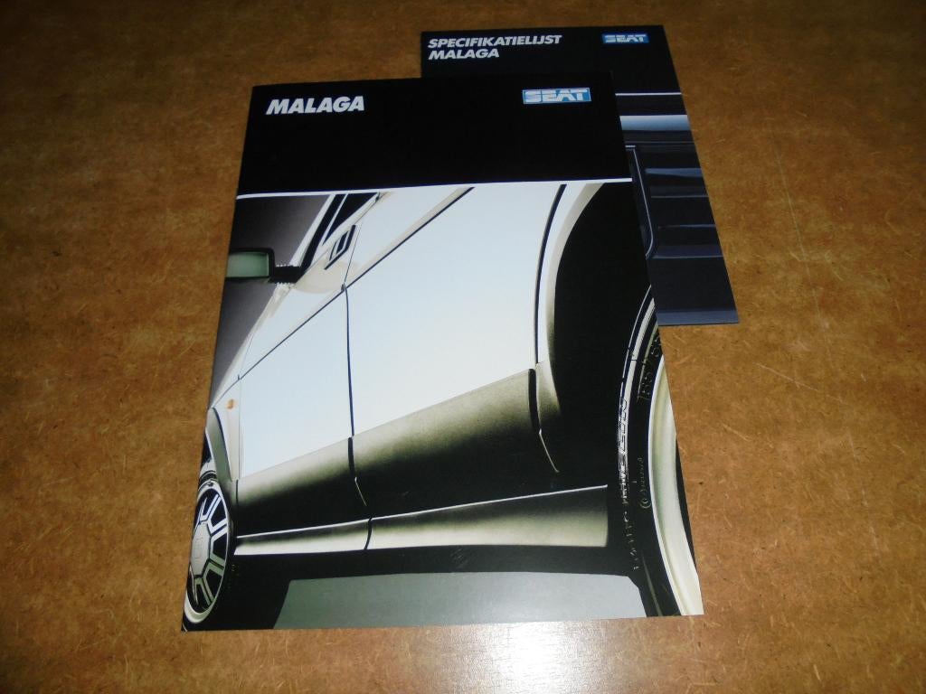 brochure Seat Malaga  1991, Ophalen of Verzenden, Nieuw, Overige merken
