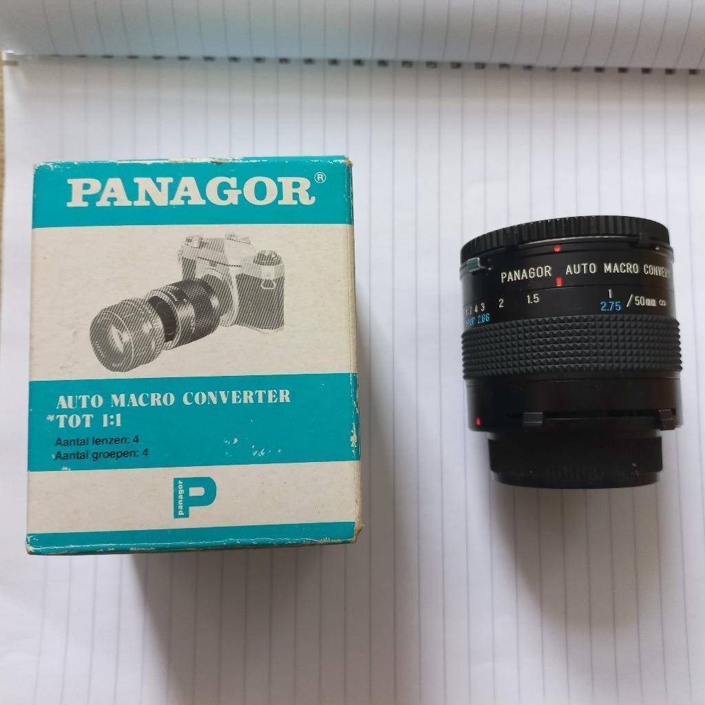 Panagor macro converter, Ophalen of Verzenden, Gebruikt, Macrolens