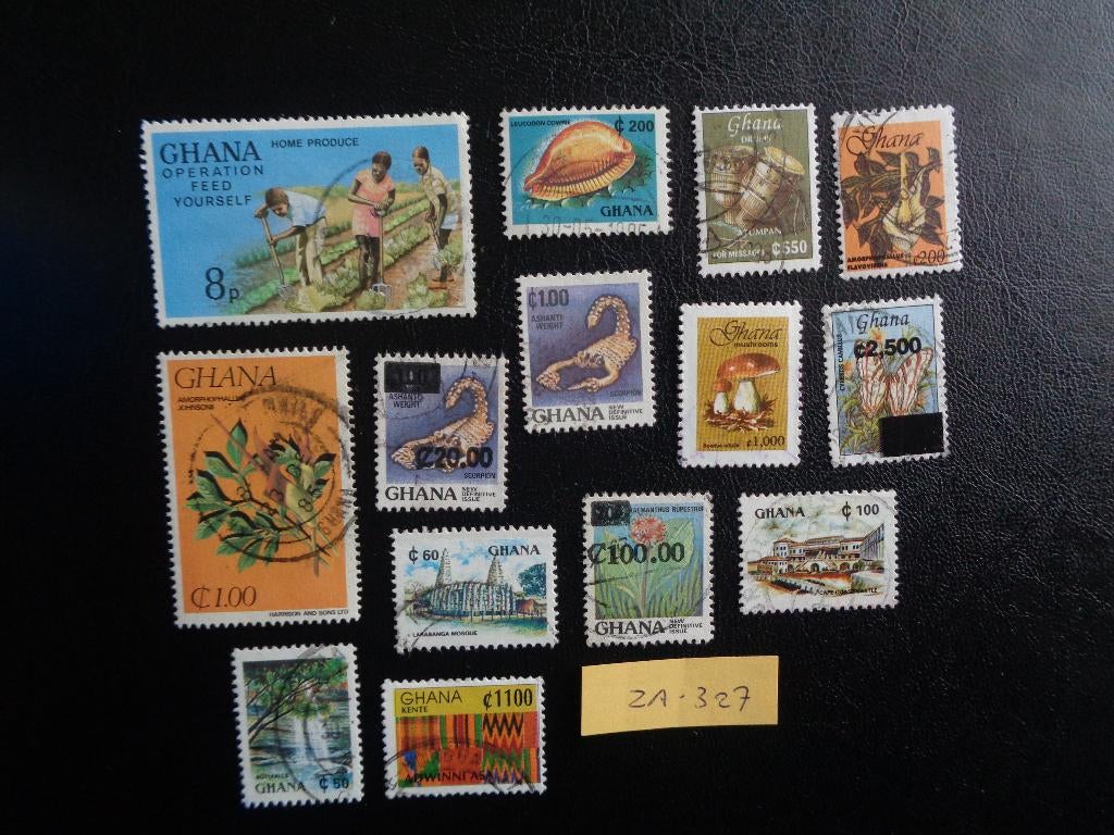ghana - diverse (za-327), Ophalen of Verzenden, Overige landen, Gestempeld