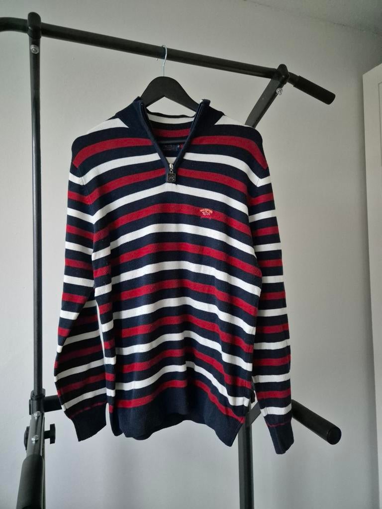 Paul & Shark wollen trui met rits - Maat L/XL, Ophalen of Verzenden