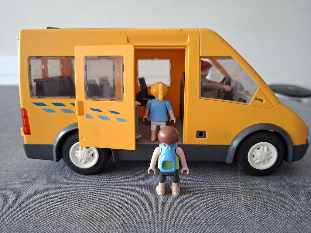 Playmobil City Life schoolbus (9419) speelset bus school, Ophalen of Verzenden, Zo goed als nieuw, Complete set
