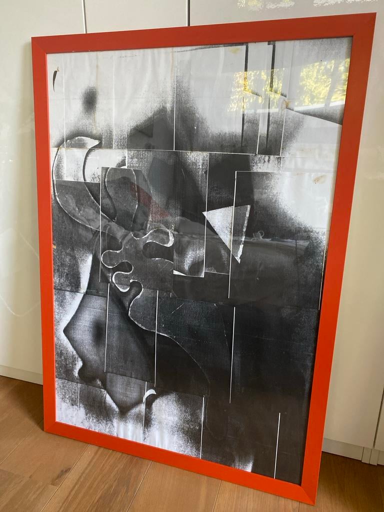 Kunstwerk in fotolijst - 75x106 cm, Ophalen