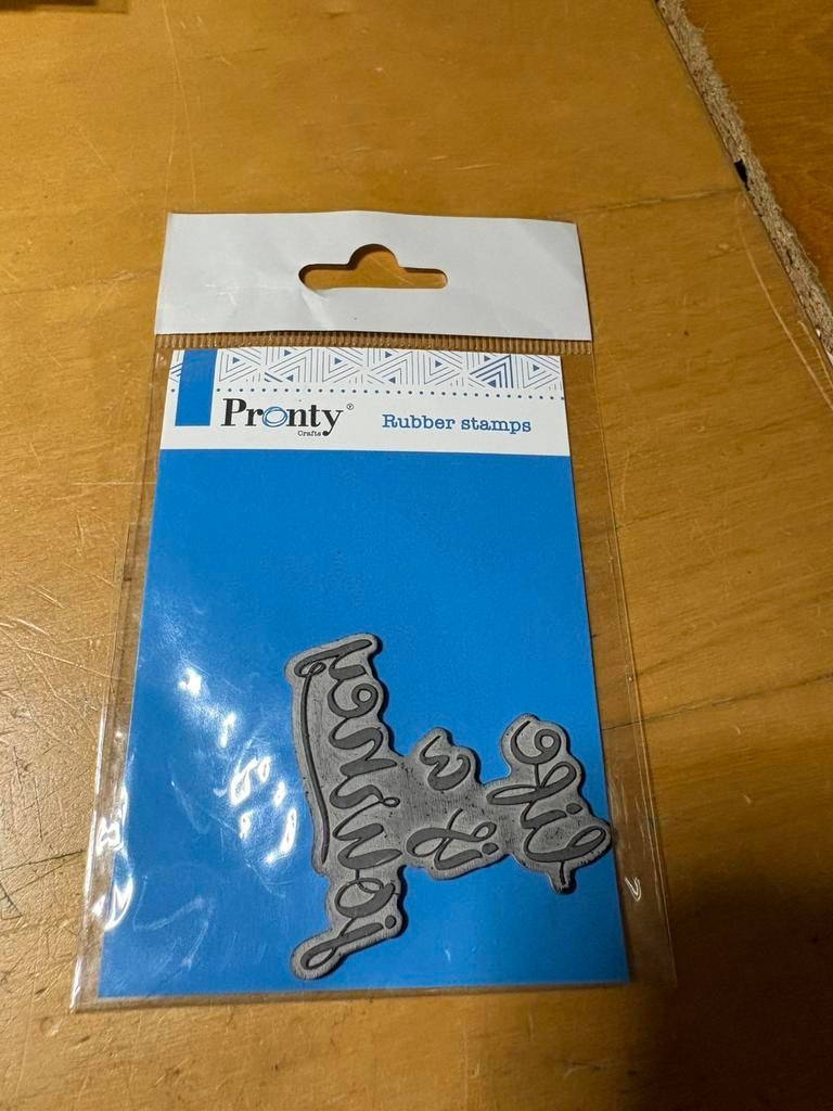 Pronty stempel 8 life is a journey, Ophalen of Verzenden, Zo goed als nieuw