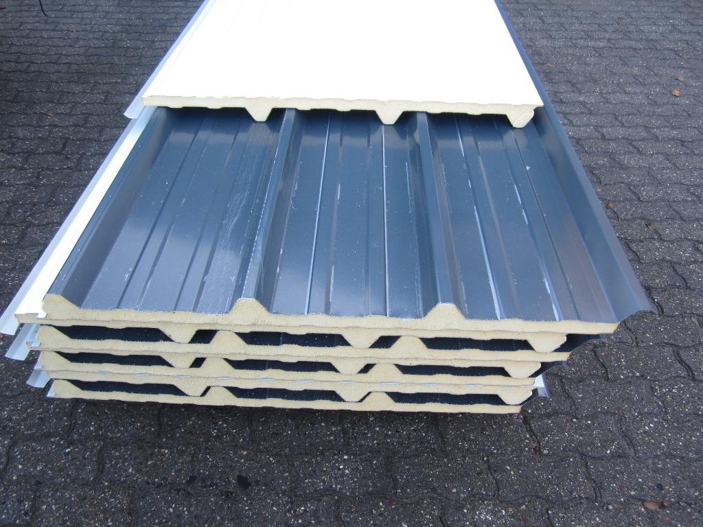 sandwich panelen dak 30/70 mm dik , Ral 7016 antraciet, Doe-het-zelf en Verbouw, Platen en Panelen, Ophalen, Nieuw, Overige materialen