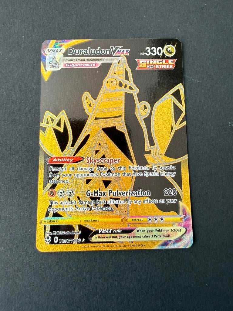 Silver Tempest TG/TG30 Duraludon Vmax, Ophalen of Verzenden, Nieuw, Losse kaart