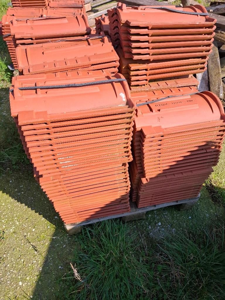Nieuwe Dakpannen, Koramic, Ophalen, Steen of Klei, Nieuw, 15 m² of meer