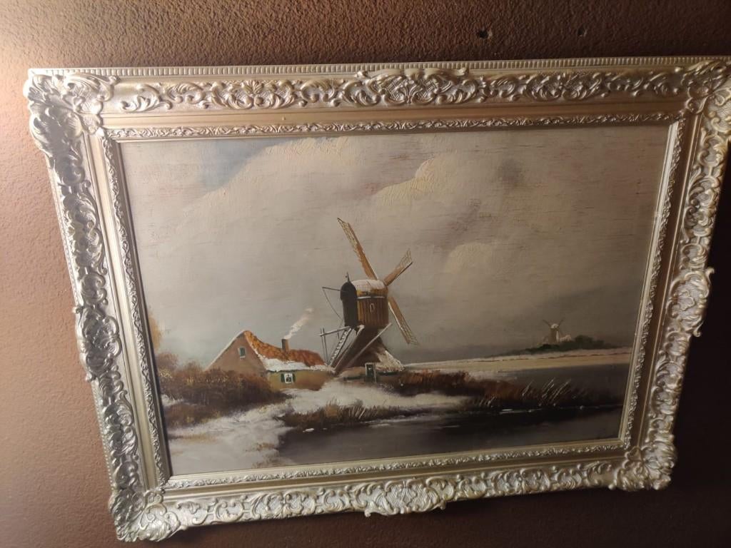 Schilderij H. Innis (6146 cm), Antiek en Kunst, Ophalen