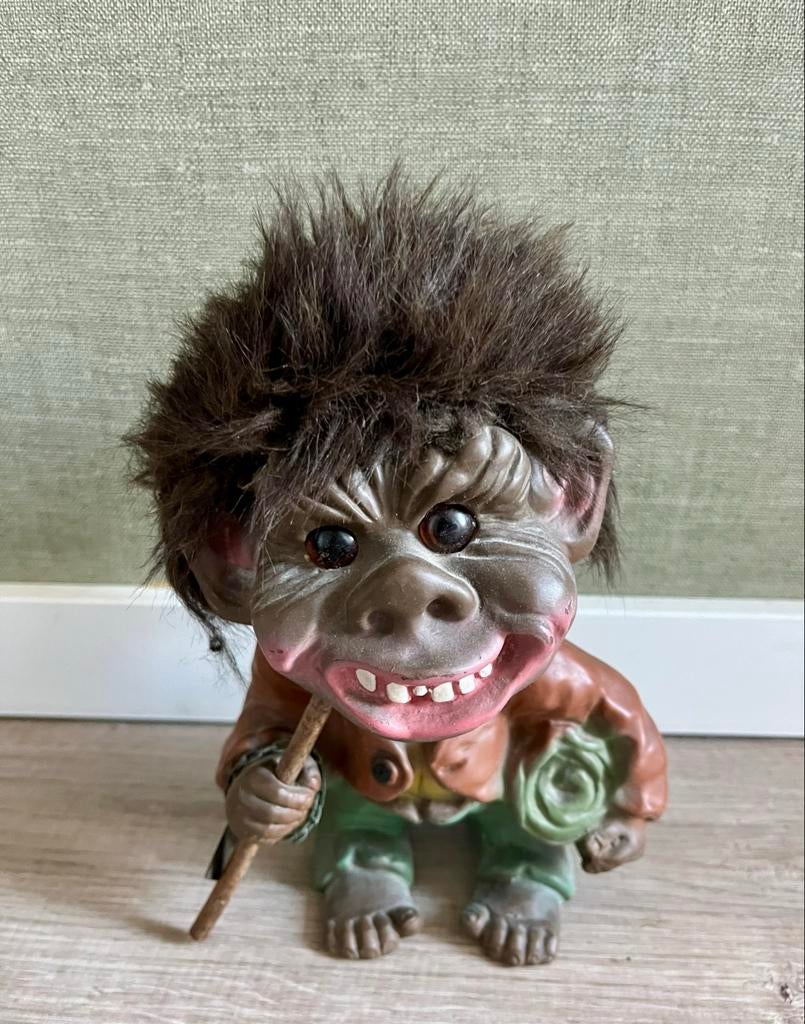 Vintage originele Heico troll bobblehead, Verzamelen, Ophalen of Verzenden, Gebruikt