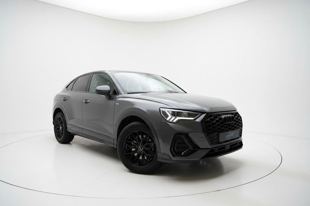 Audi Q3 Sportback 35 TFSI S LINE VIRTUAL CAMERA STOELVERW, 15 km/l, Zwart, 4 cilinders, 150 pk